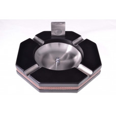 Пепельница сигарная Tom River с гильотиной, черный лак (шт.)